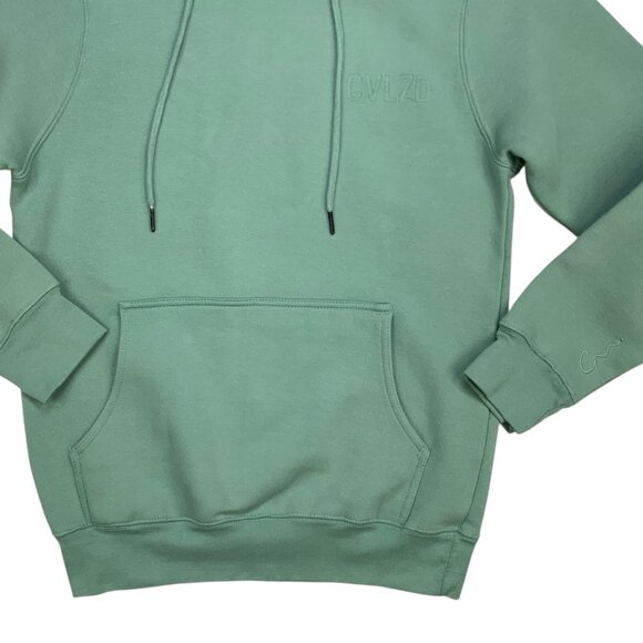 CVLZD Civilized Nations Just Because Hoodie Sweatshirt S Green Long Sleeve Logo - Picture 9 of 12